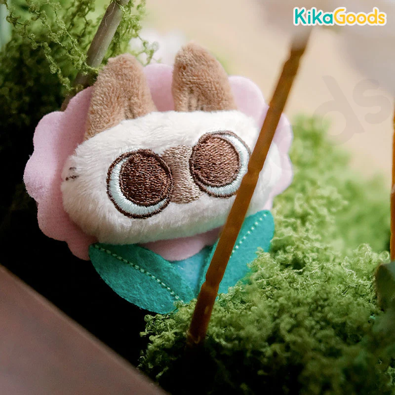 Nobeko Azukisan Wonderful Garden Series Plush Hair Clip Blind Box - Image 6