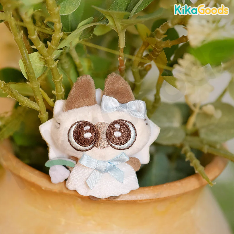 Nobeko Azukisan Wonderful Garden Series Plush Hair Clip Blind Box - Image 7