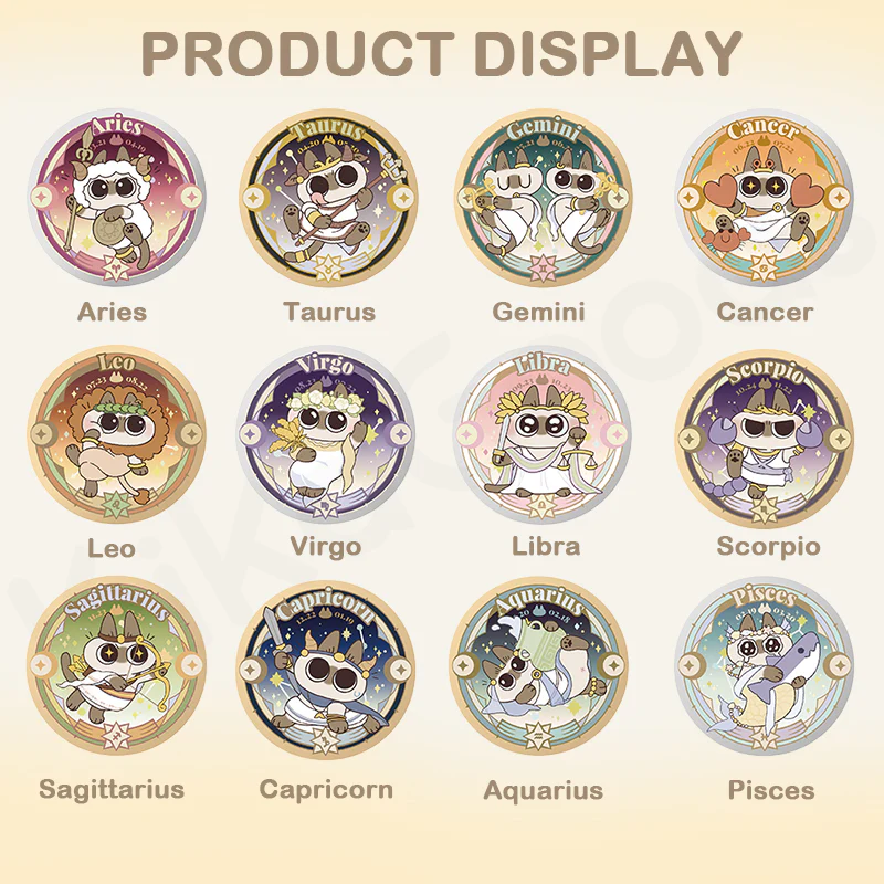 Nobeko Azukisan's The Constellation Series Badge Blind Box - Image 16