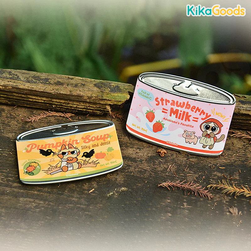 Nobeko Azukisan's Valley Series Canned Cat Badge Blind Box - Image 14