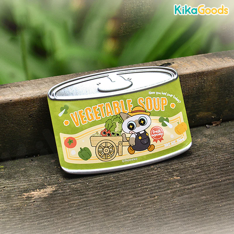 Nobeko Azukisan's Valley Series Canned Cat Badge Blind Box - Image 17
