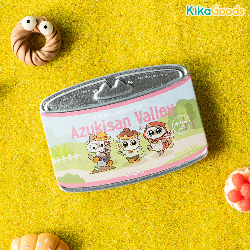 Nobeko Azukisan's Valley Series Canned Cat Badge Blind Box - Image 5