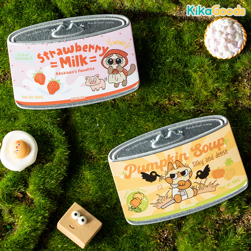 Nobeko Azukisan's Valley Series Canned Cat Badge Blind Box - Image 9