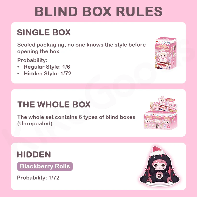 Nommi × Amarilith A Bite of Sweetheart Series Plush Blind Box - Image 3