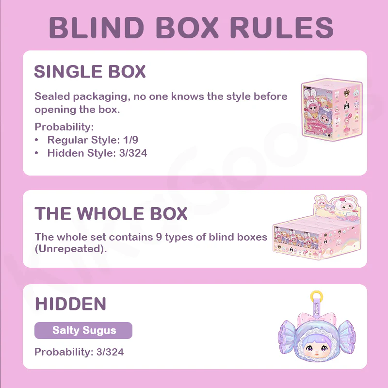Nommi Glutinous Rice 100% Sweetness Series Plush Blind Box - Image 3