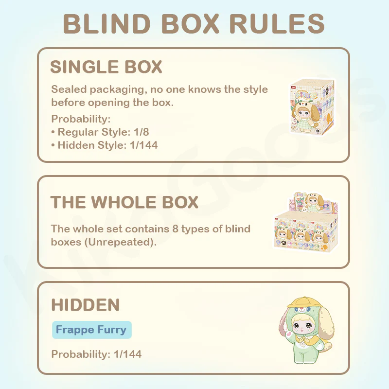 Nommi Puppy Diary Series Plush Blind Box - Image 3