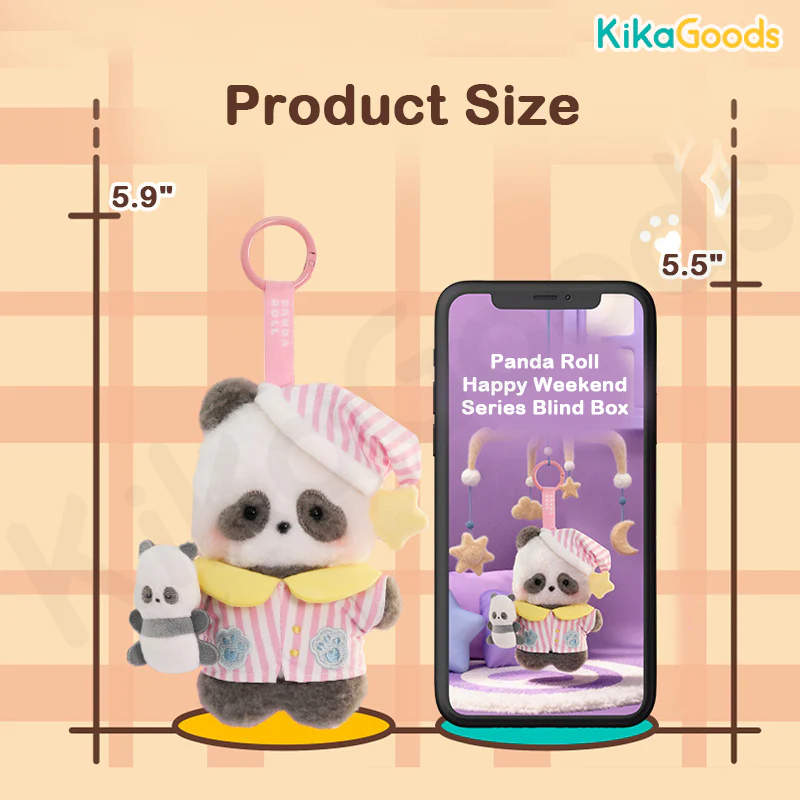 Panda Roll Happy Weekend Series Plush Blind Box - Image 4