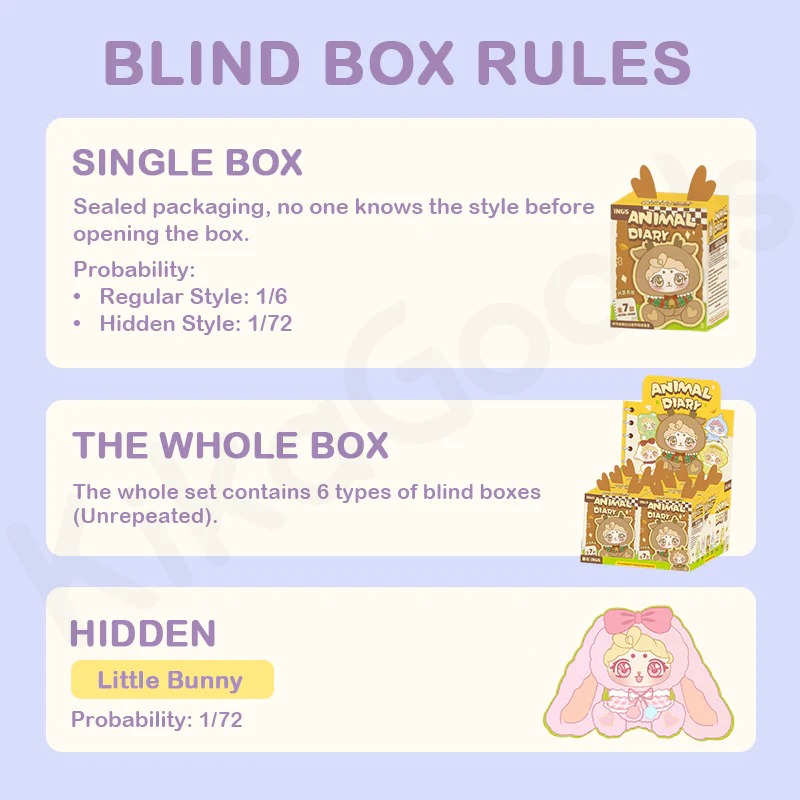 PENGPENG Animal Diary Series Plush Blind Box - Image 3