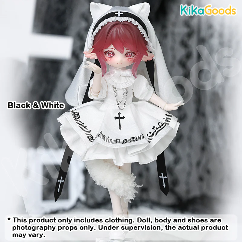 Penny's Box Cat Nun Series 1/8 BJD Clothing Set【Shipped in May./Jun. 2026】 - Image 5