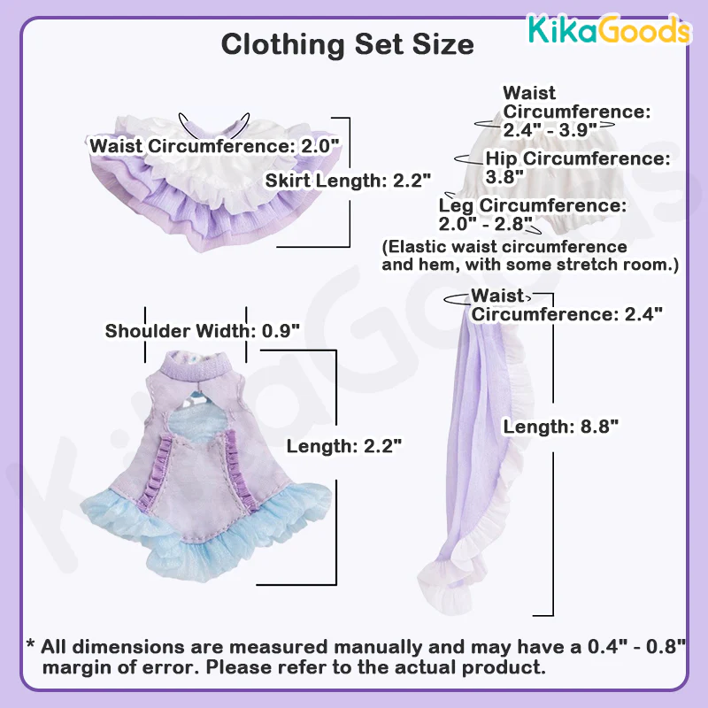 Penny's Box Night Fire & Colored Glaze 1/8 BJD Clothing Set - Image 5