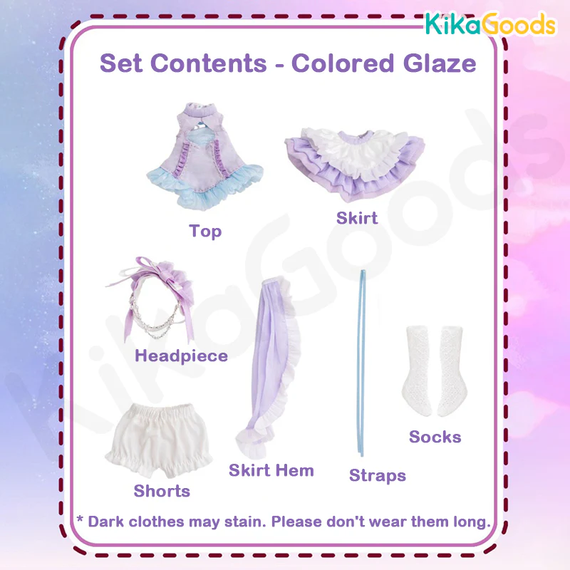 Penny's Box Night Fire & Colored Glaze 1/8 BJD Clothing Set - Image 7