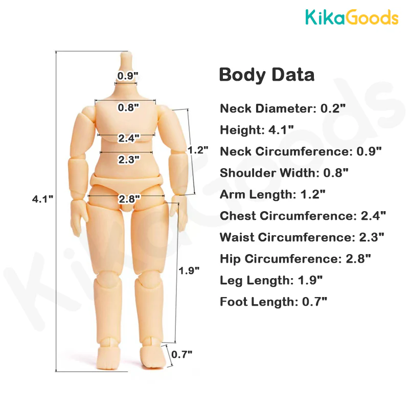 PICCODO P10 1/12 Action Figure BJD Body - Image 3