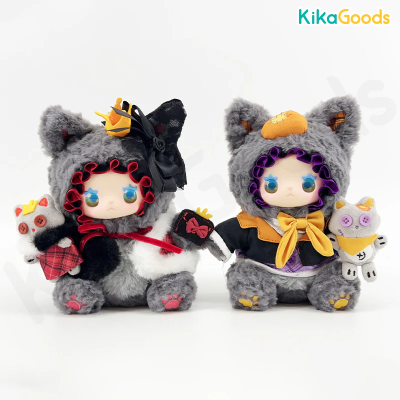 Pleasant Goat and Big Big Wolf X EMMA Grey and Red CP Limited Plush Figure Set - Image 8