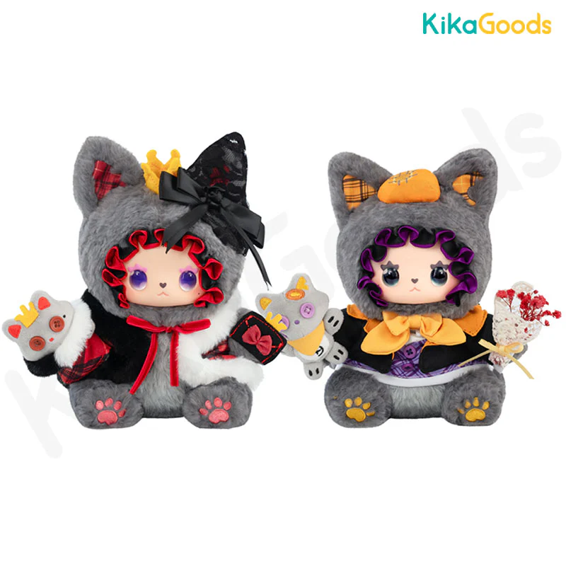 Pleasant Goat and Big Big Wolf X EMMA Grey and Red CP Limited Plush Figure Set - Image 9