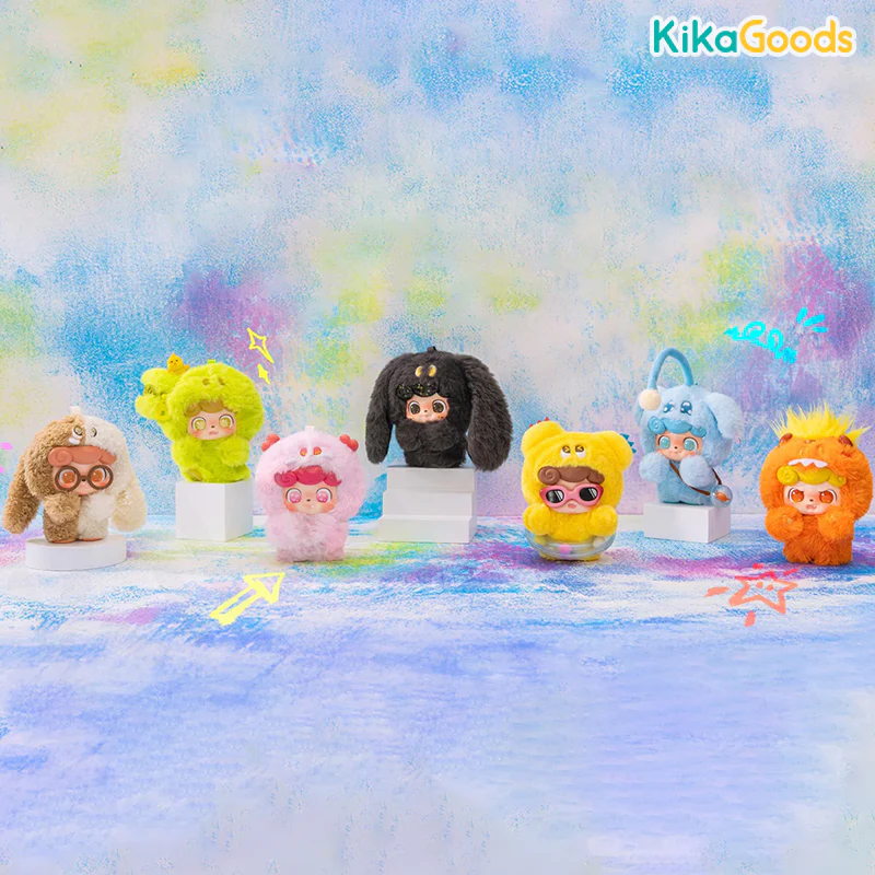 Q.Kid Emotional Hairy Monsters Series Plush Blind Box - Image 10