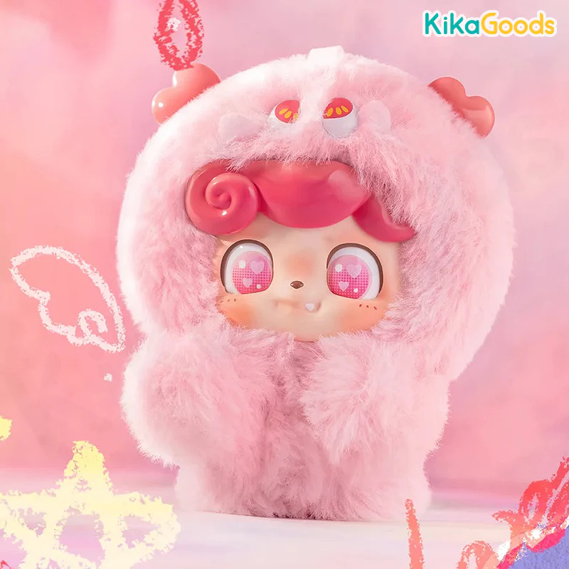 Q.Kid Emotional Hairy Monsters Series Plush Blind Box - Image 4