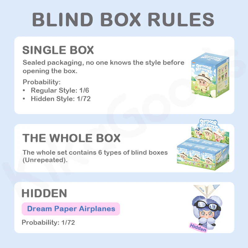 Q.Kid Outdoor Activities Series Plush Blind Box - Image 3