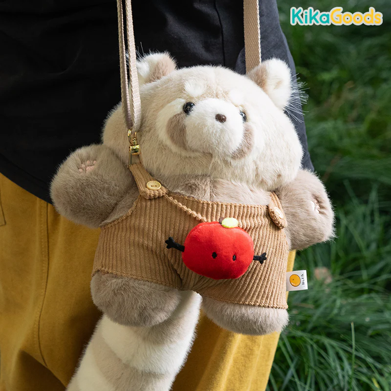 Red Panda Handmade Crossbody Doll Plush Toy - Image 10