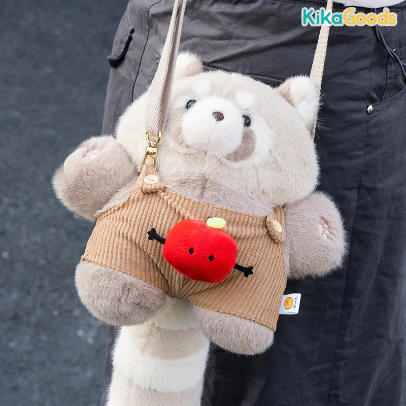 Red Panda Handmade Crossbody Doll Plush Toy - Image 12