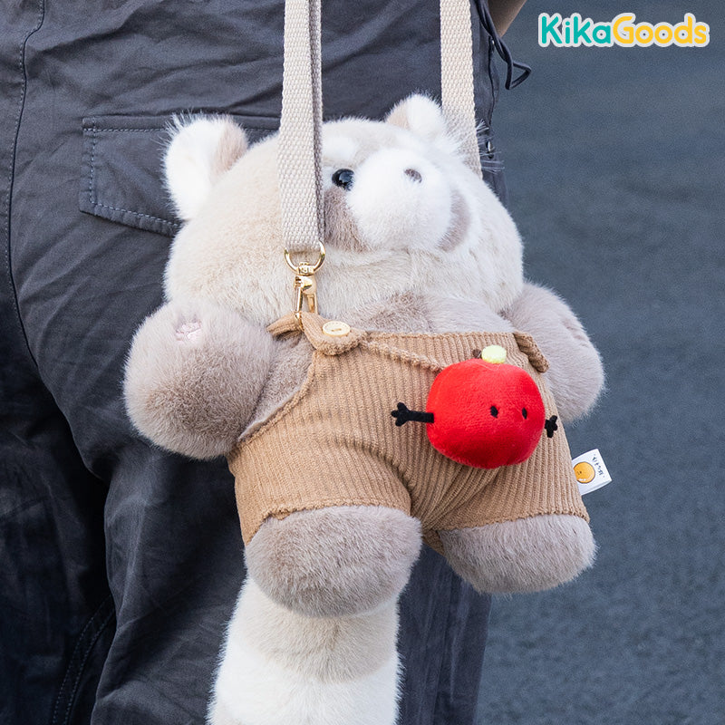 Red Panda Handmade Crossbody Doll Plush Toy - Image 2