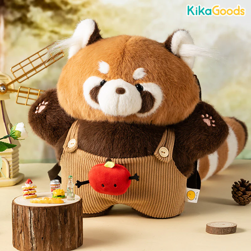 Red Panda Handmade Crossbody Doll Plush Toy - Image 22