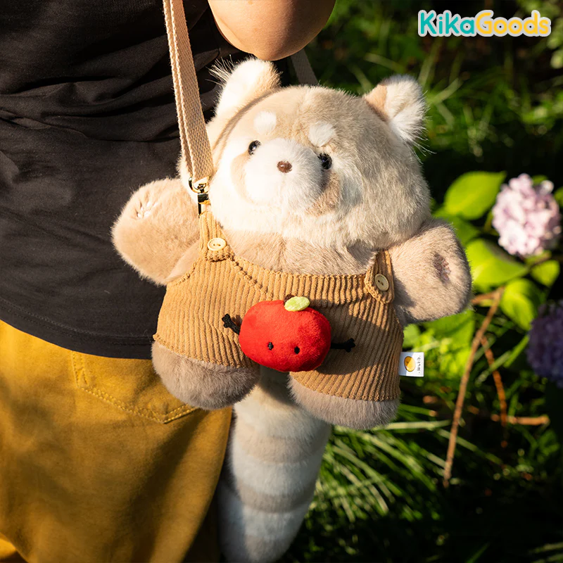Red Panda Handmade Crossbody Doll Plush Toy - Image 3
