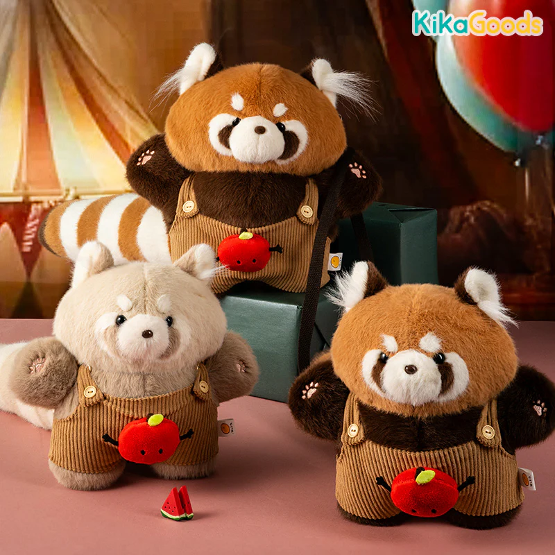 Red Panda Handmade Crossbody Doll Plush Toy - Image 4