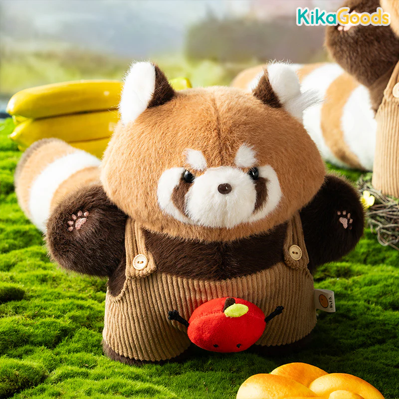 Red Panda Handmade Crossbody Doll Plush Toy - Image 7