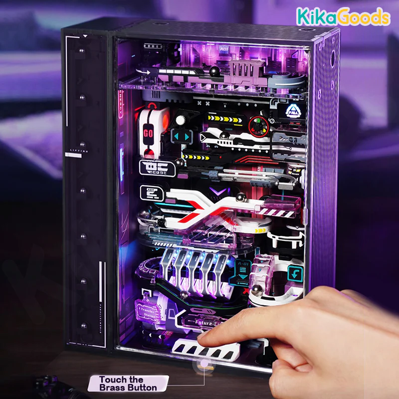 ROKR Parallel World Marble Run Miniature Assembly - The Future City - Image 3