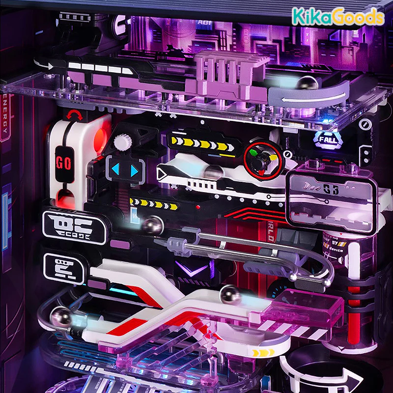 ROKR Parallel World Marble Run Miniature Assembly - The Future City - Image 5
