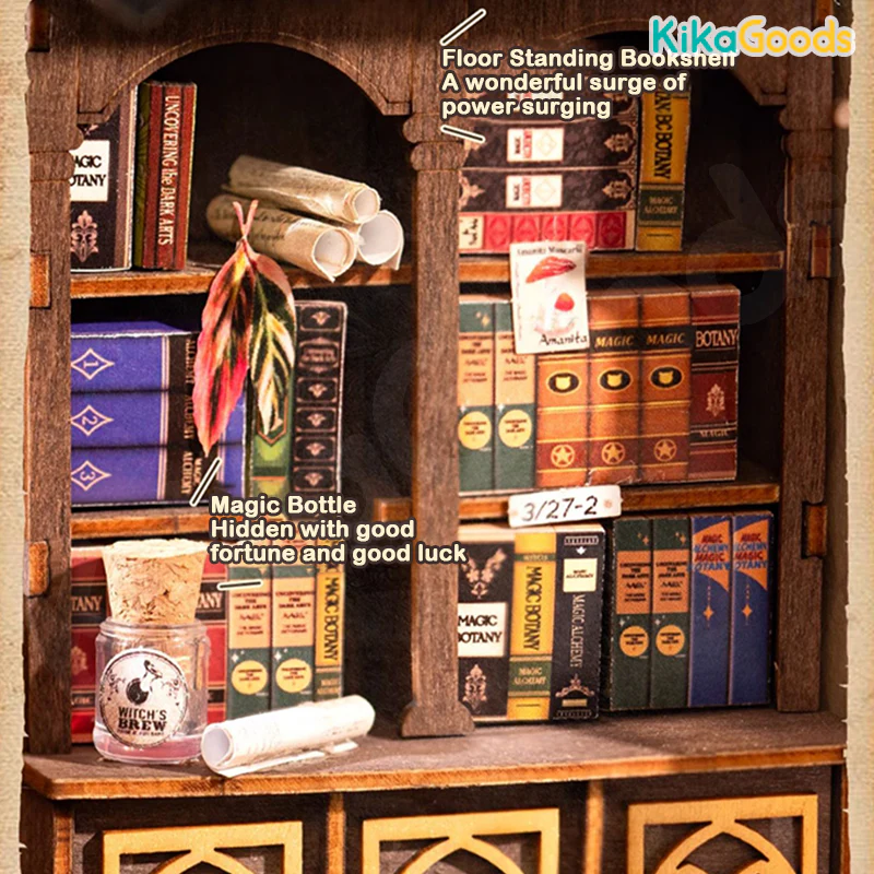 Rolife 3D DIY Wooden Miniature House - The Magic Study - Image 8