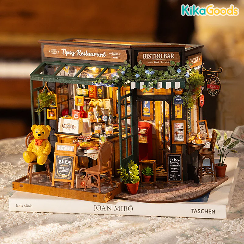 Rolife 3D DIY Wooden Miniature House - Tipsy Restaurant - Image 2