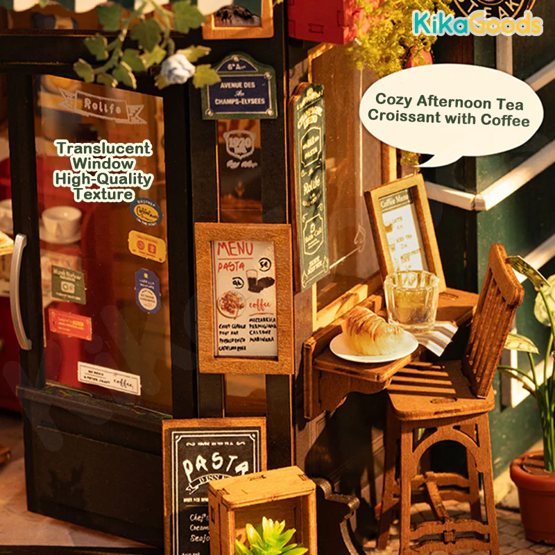 Rolife 3D DIY Wooden Miniature House - Tipsy Restaurant - Image 3
