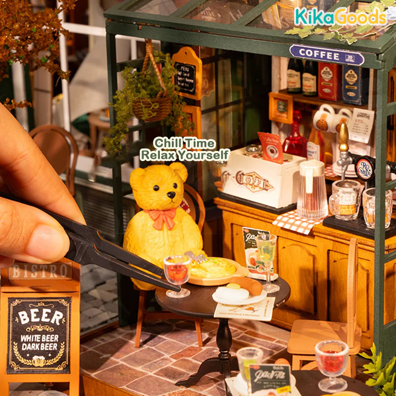 Rolife 3D DIY Wooden Miniature House - Tipsy Restaurant - Image 4