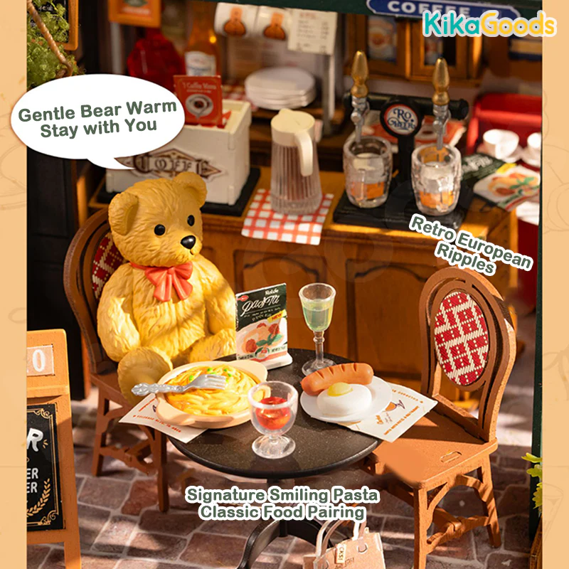 Rolife 3D DIY Wooden Miniature House - Tipsy Restaurant - Image 8