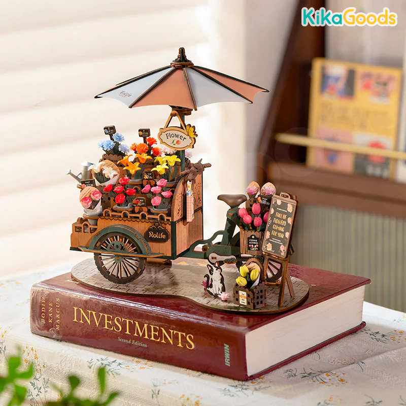 Rolife 3D Puzzle Creation Set - Blossom Cart - Image 5