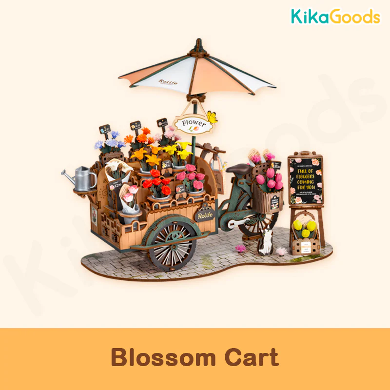 Rolife 3D Puzzle Creation Set - Blossom Cart - Image 9