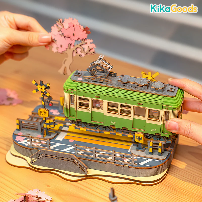 Rolife 3D Wooden Puzzle - Sakura Journey - Image 3