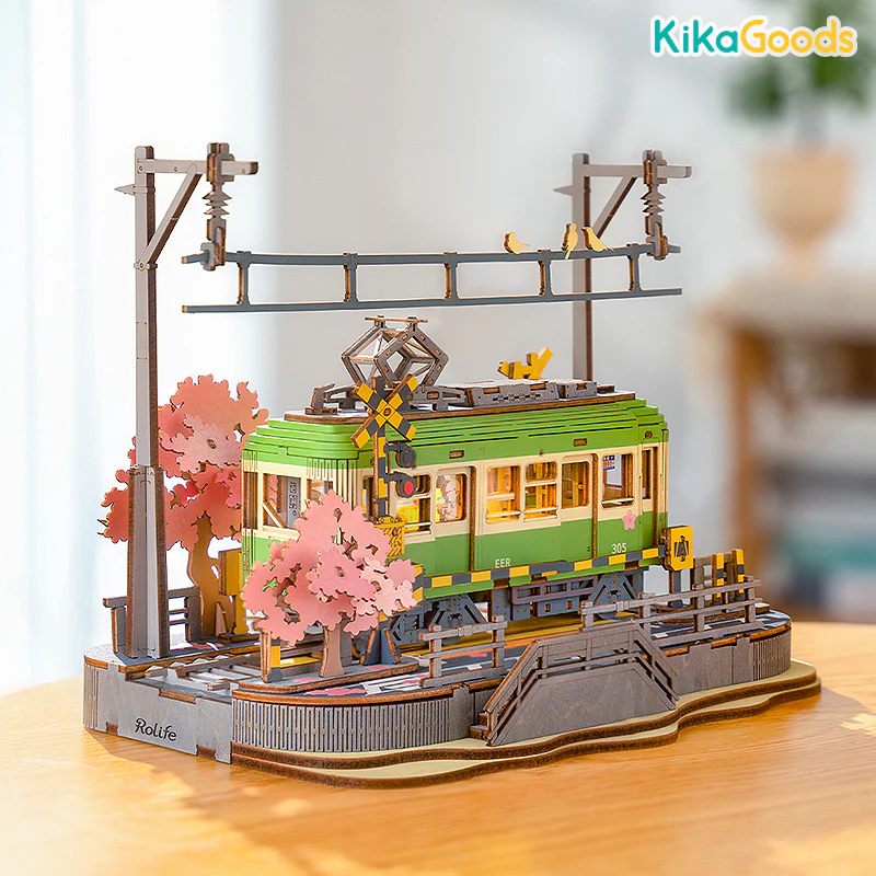 Rolife 3D Wooden Puzzle - Sakura Journey - Image 4