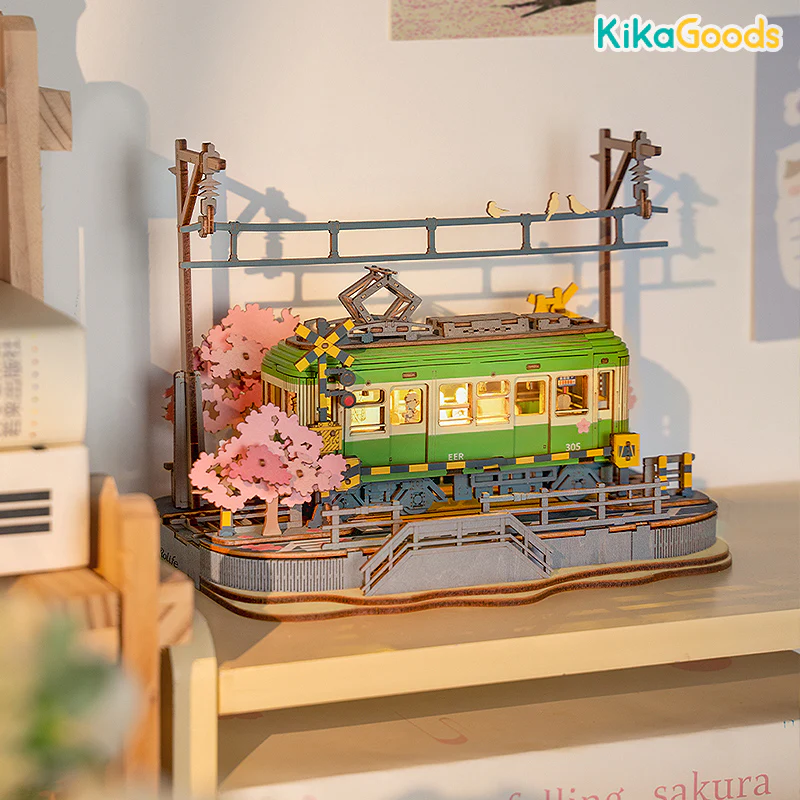 Rolife 3D Wooden Puzzle - Sakura Journey - Image 6