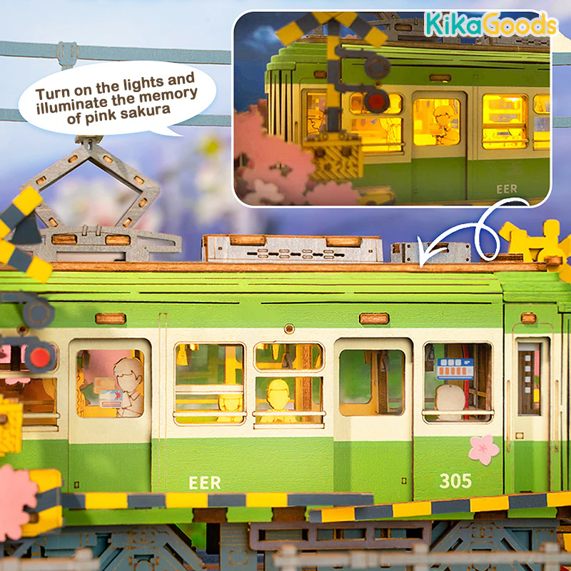 Rolife 3D Wooden Puzzle - Sakura Journey - Image 7