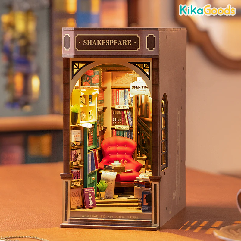 Rolife Book Nook Shelf Insert - Bookstore - Image 10