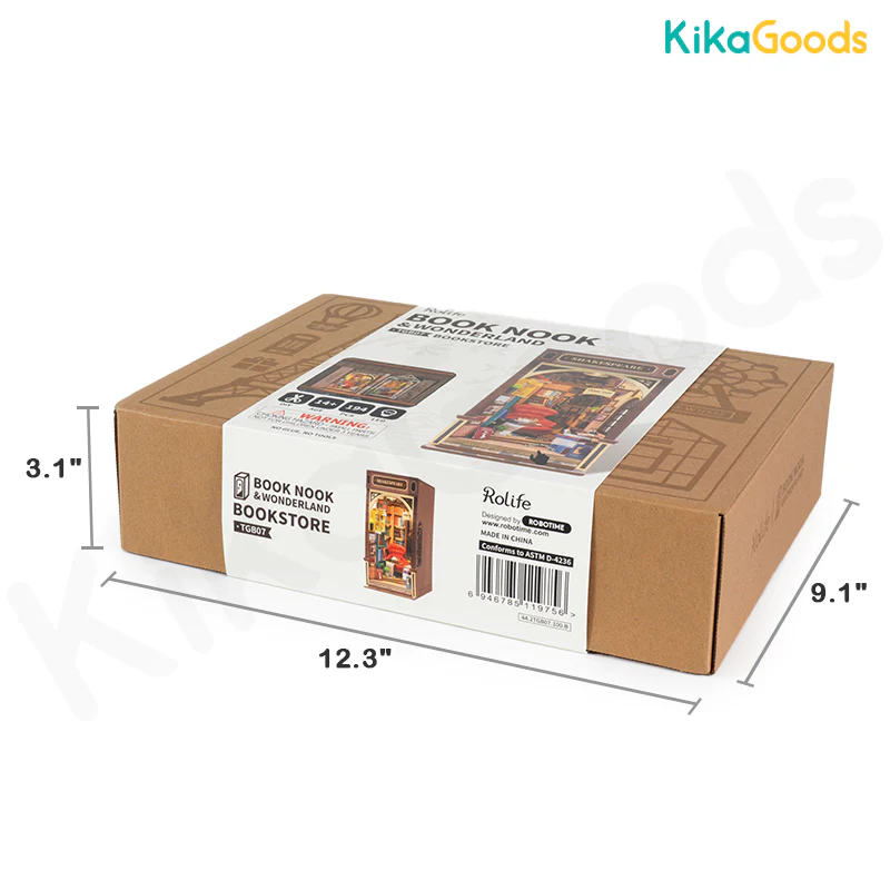 Rolife Book Nook Shelf Insert - Bookstore - Image 12