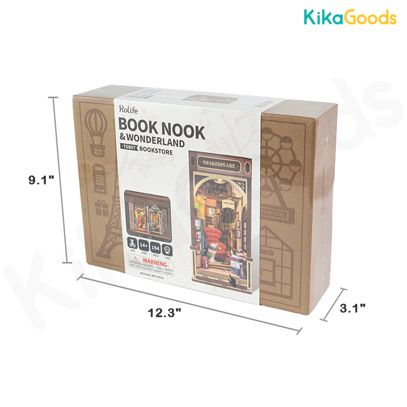 Rolife Book Nook Shelf Insert - Bookstore - Image 13