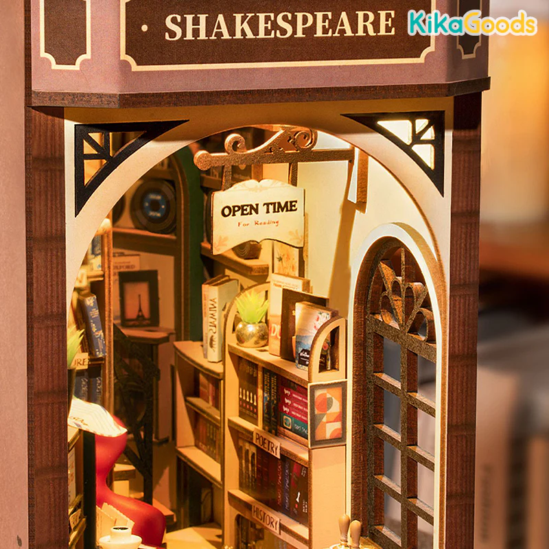 Rolife Book Nook Shelf Insert - Bookstore - Image 4