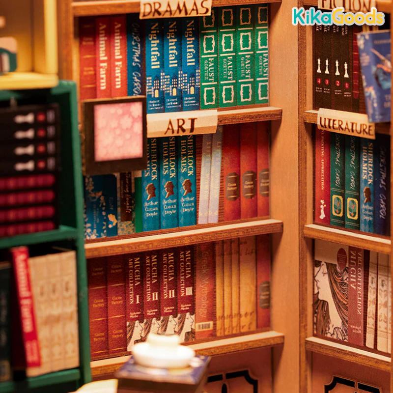 Rolife Book Nook Shelf Insert - Bookstore - Image 6