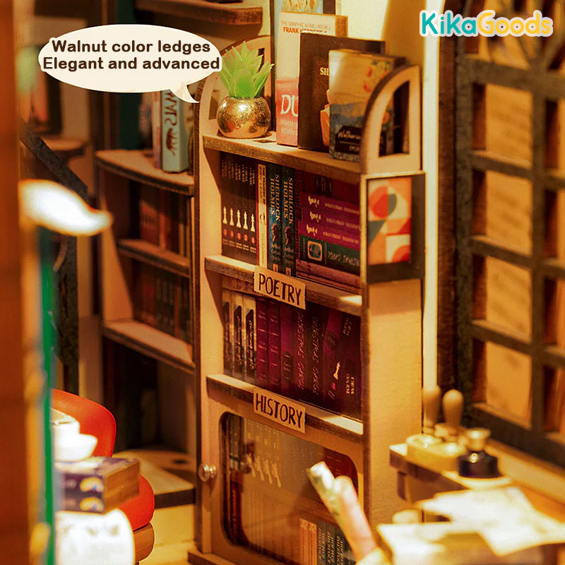 Rolife Book Nook Shelf Insert - Bookstore - Image 7