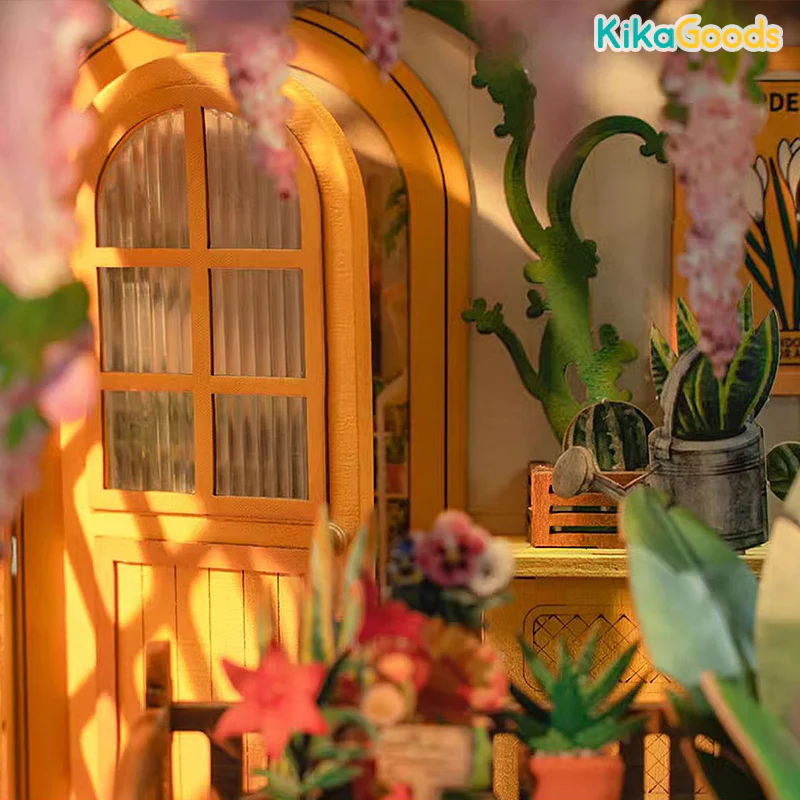 Rolife Book Nook Shelf Insert - Garden House - Image 3