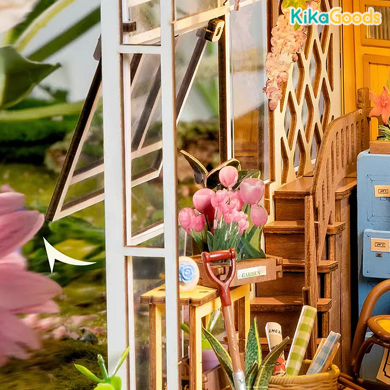 Rolife Book Nook Shelf Insert - Garden House - Image 5