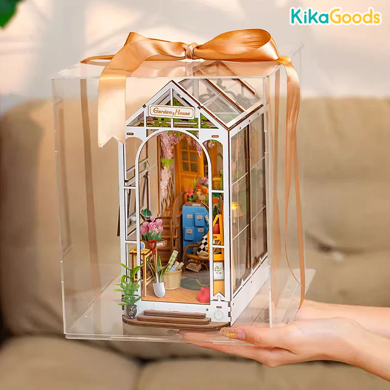 Rolife Book Nook Shelf Insert - Garden House - Image 8